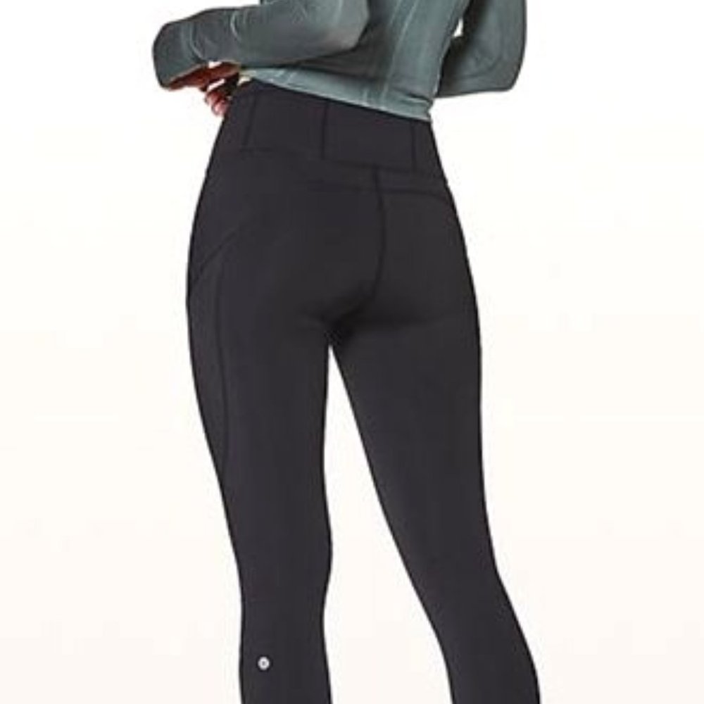 NWT Lululemon Fast n Free Tights 25 Black in sz 8